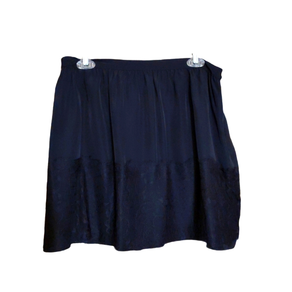 Laundry by Shelli Segal black lace skirt